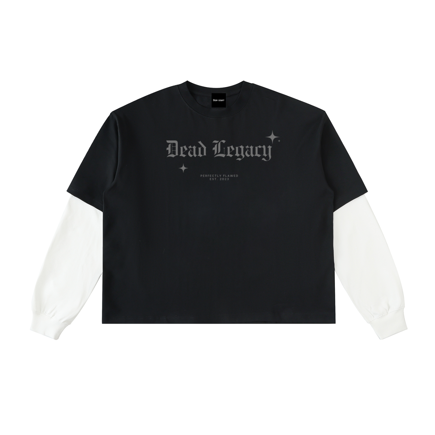 Black on white T